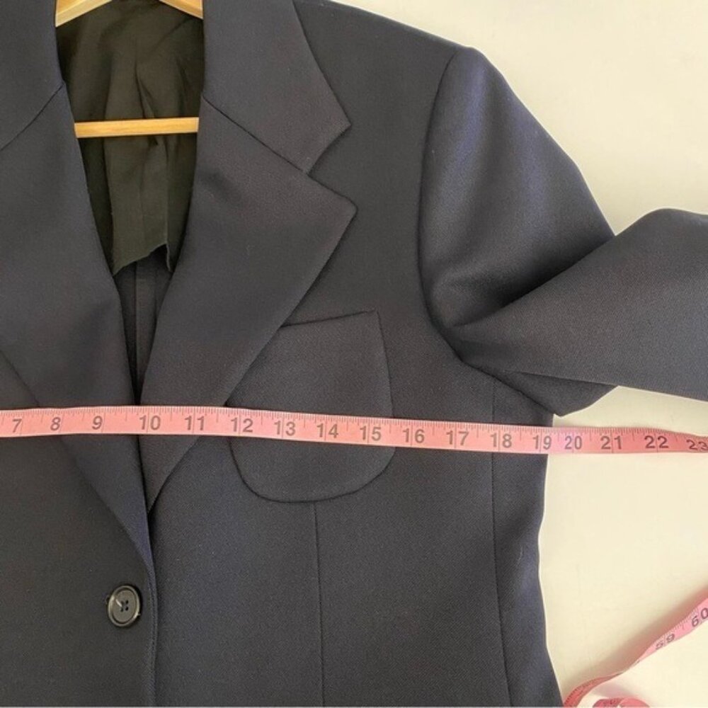 Raf Simons || Slim Fit School Boy Blazer‎ SS2022 Navy Blue IT 40 US Small - Picture 7 of 14